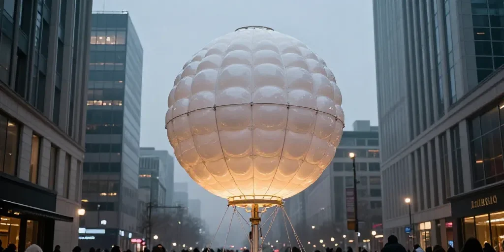 Osez un ballon lumineux pour vous distinguer de la concurrence